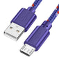 Braided Micro USB Cable 1m/2m/3m Data Sync