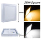 9W/15W/25W Round/Square Led Panel Light