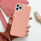 Solid Color Silicone Couples Cases For iphone