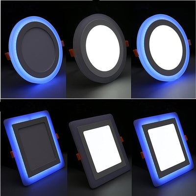 Double Color LED Panel Light 6W 9W 16W