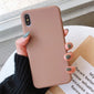 Solid Color Silicone Couples Cases For iphone