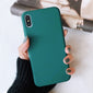 Solid Color Silicone Couples Cases For iphone