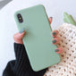 Solid Color Silicone Couples Cases For iphone